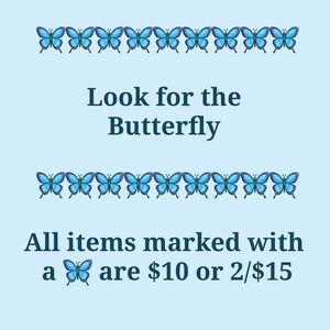 $10 or 2/$15 CLEARANCE ITEMS